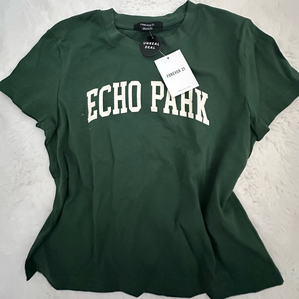 Forever 21 “Echo Park” shirt new with tags never worn XS
